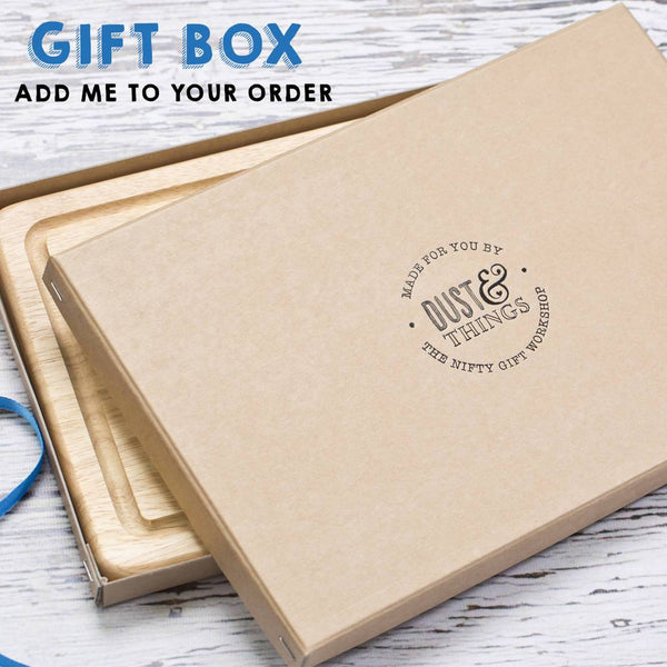 Dust And Things Personalised Family Chef Chopping Board For Him