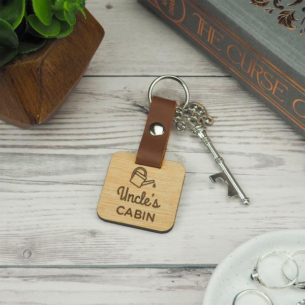 Dust And Things Personalised Garden Shed Keyring For Him