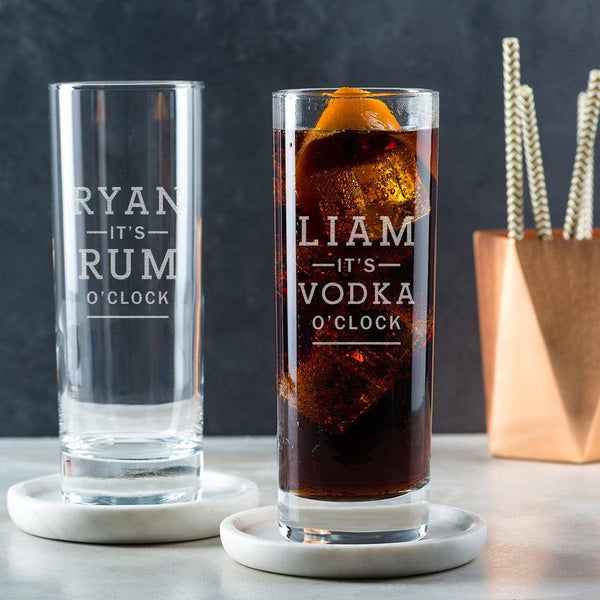 dust and things Personalised Highball Glass / Engraved Highball