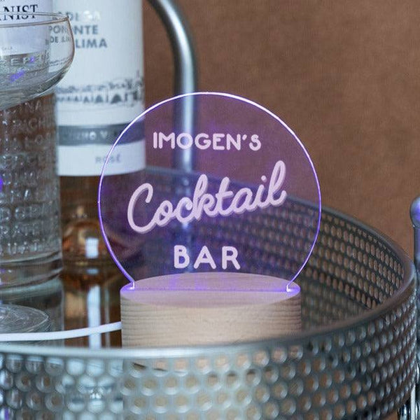 dust and things Personalised Home Bar Mini Desk Lamp dust and things Personalised Home Bar Mini Desk Lamp