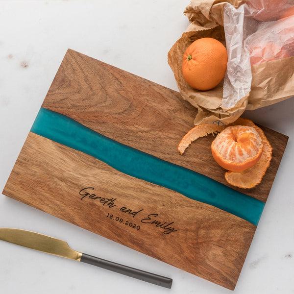 dust and things Personalised Housewarming River Board