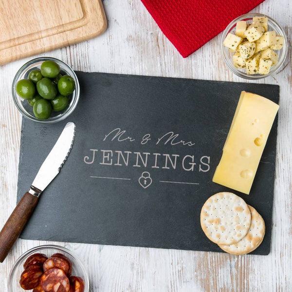dust and things Personalised Images Wedding Serving Board