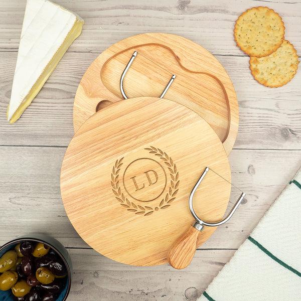 Dust And Things Personalised Initial Cheese Board For Men