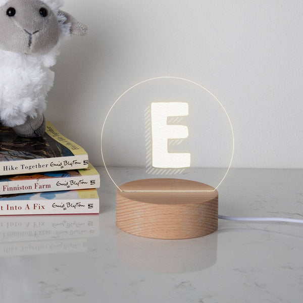 Dust And Things Personalised Initial Mini Desk Lamp