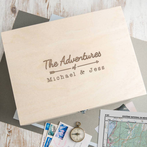 dust and things Personalised Keepsake Adventure Box