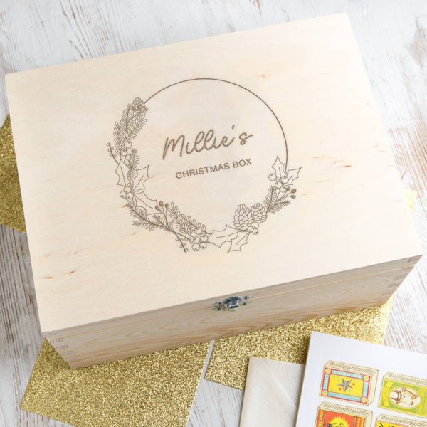 Dust And Things Personalised Keepsake Box Christmas Gifts For Family