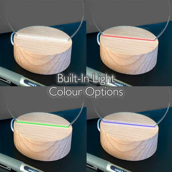 Dust And Things Personalised Mini LED Desk Lamp For Students