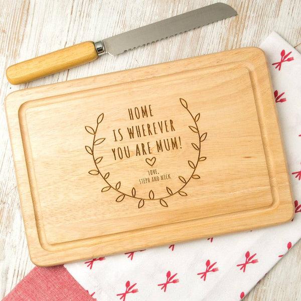 dust and things Personalised Mother's Chopping Board