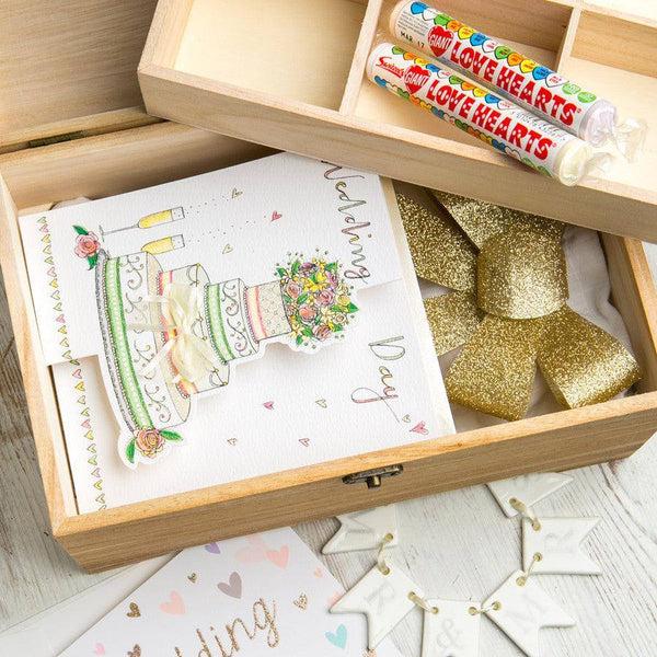 Dust And Things Personalised 'Mr And Mrs' Wedding Memento Box