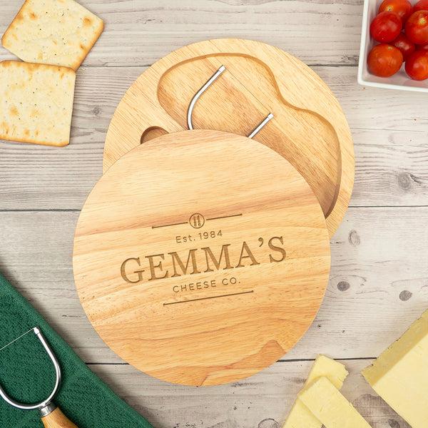 Dust And Things Personalised Mum Cheeseboard Gift Set