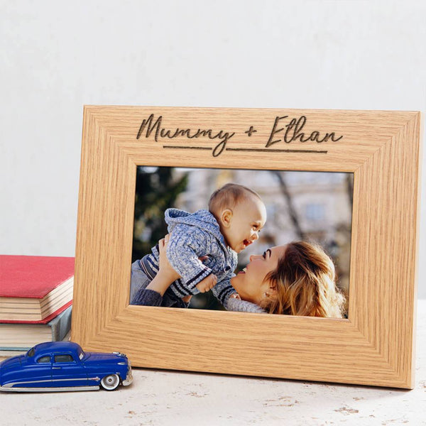 dust and things Personalised Mummy And Me Photo Frame