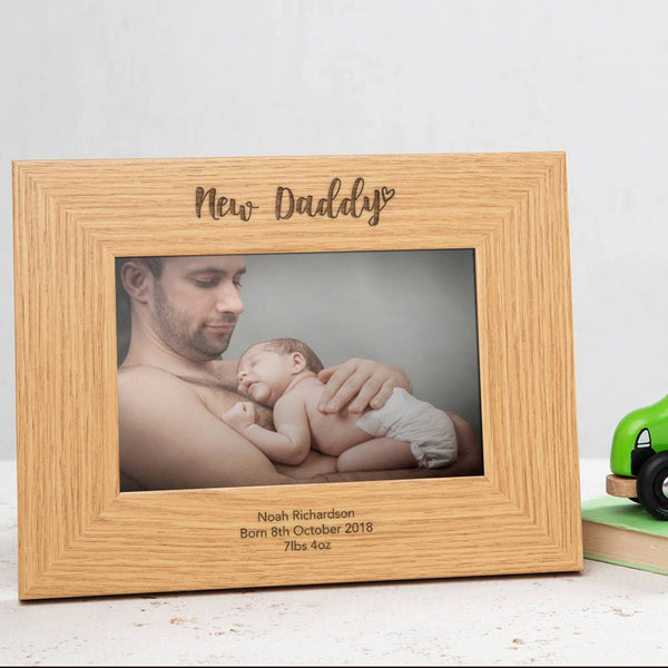 dust and things Personalised New Daddy Or Mummy Frame