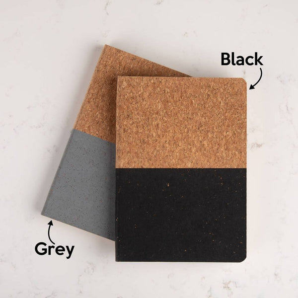 Dust And Things Personalised Vegan Cork Map Travel Journal Notebook