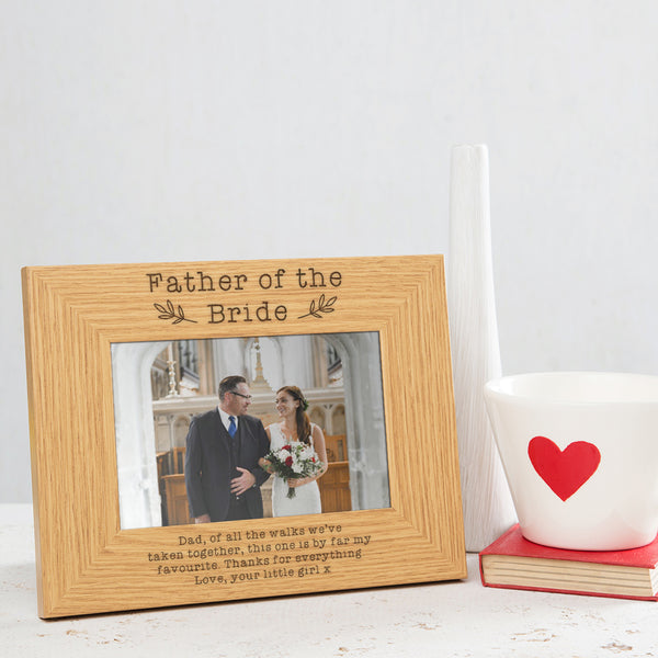 dust and things Personalised Wedding Party Photo Frame
