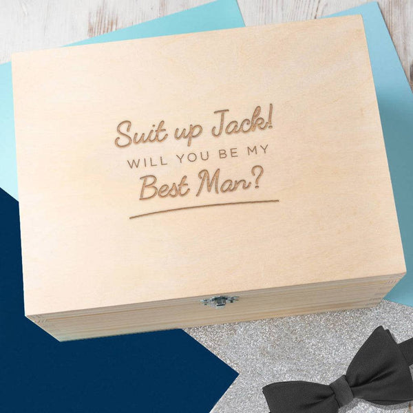 dust and things Personalised 'Will You Be My Best Man?' Keepsake Box