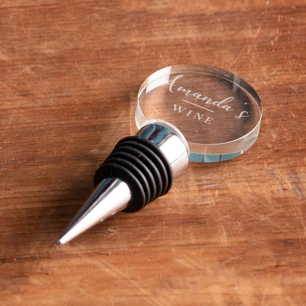 Dust And Things Personalised Wine Bottle Stopper For Her