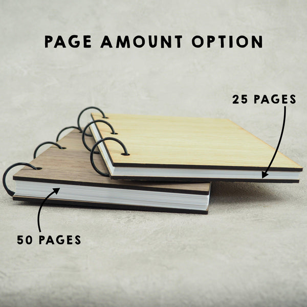 Dust And Things Personalised Wooden Cookbook For Her - Cooking Gift For Him Her