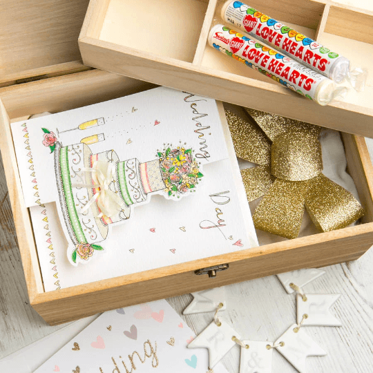 Dust And Things Personalized Wedding Anniversary Keepsake Box For Couples