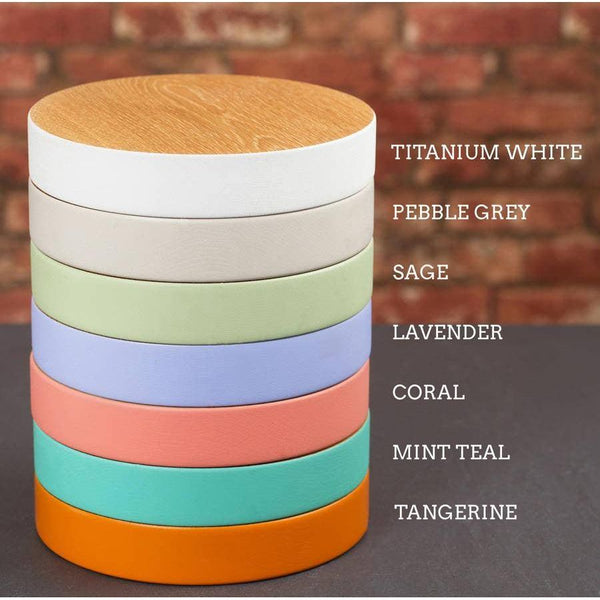 Dust And Things 'Worlds Best Mum' Coloured Edge Coaster