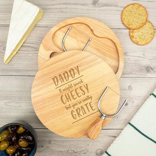 dust and things 'You're Really Grate' Cheese Board Set