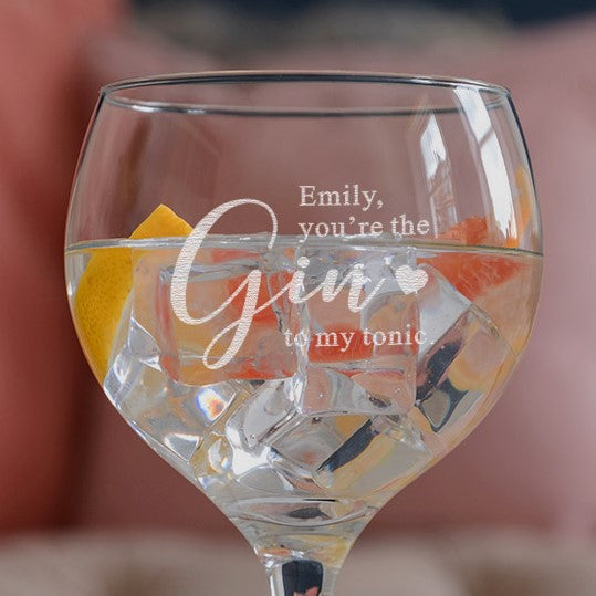 Dust And Things You're The Gin To My Tonic Glass / Gin Lovers Gifts