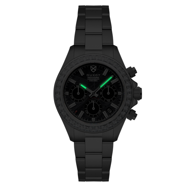 Duxot Accelero Meteorite Chronograph Limited Edition Black Meteorite