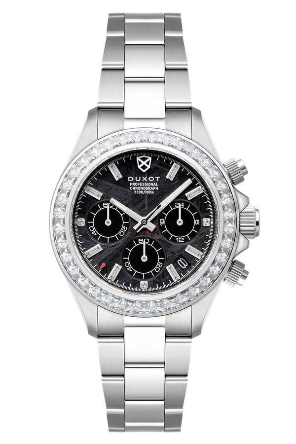 duxot Accelero Meteorite Chronograph Limited Edition Black Meteorite