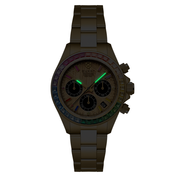 Duxot Accelero Meteorite Chronograph Limited Edition Gold Meteorite