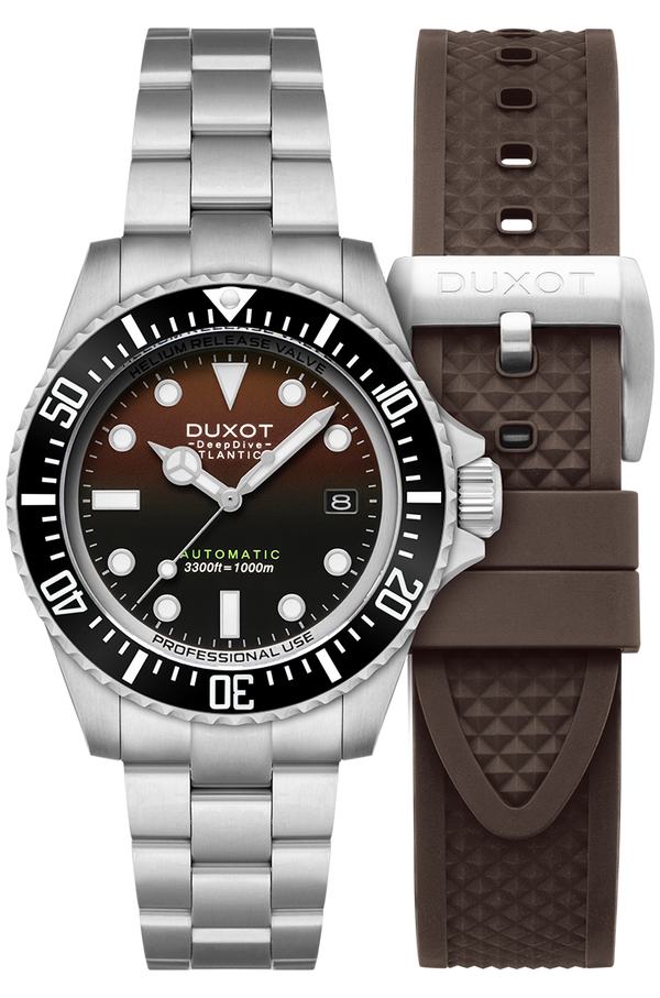 duxot Atlantica Deep Dive Automatic Limited Edition Cacao Brown