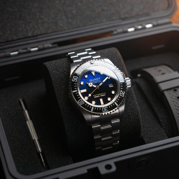 Duxot Atlantica Deep Dive Automatic Limited Edition Cobalt Blue