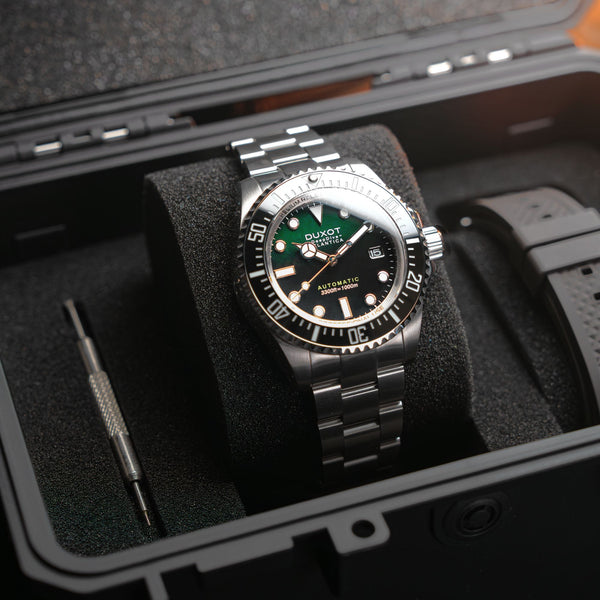 Duxot Atlantica Deep Dive Automatic Limited Edition Emerald Green