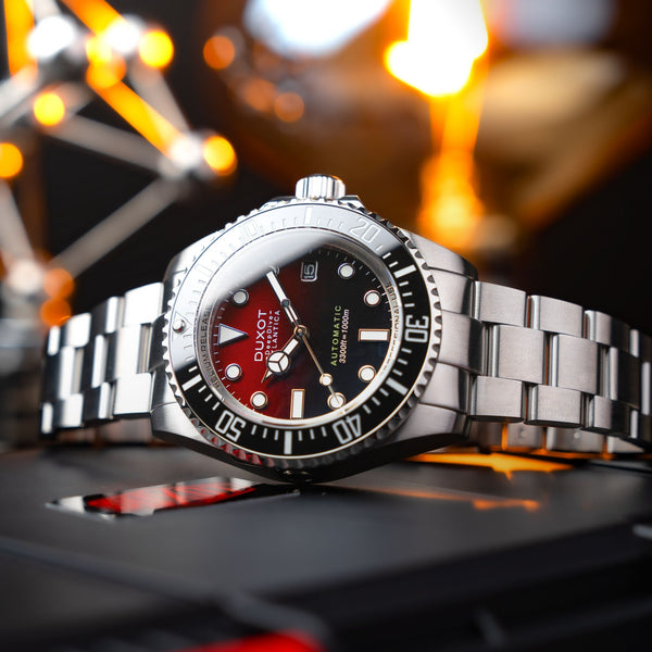 Duxot Atlantica Deep Dive Automatic Limited Edition Scarlet Red