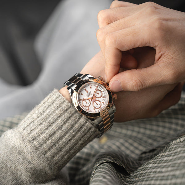 Duxot Accelero Chronograph Cascading White