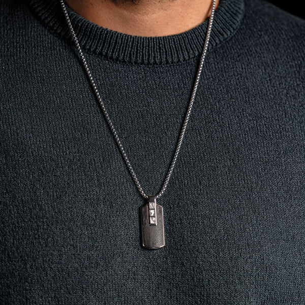 Duxot Accelero Dog Tag Dark Ebony Meteorite