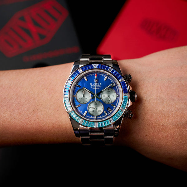 Duxot Accelero Rainbow Chronograph Pearl Blue