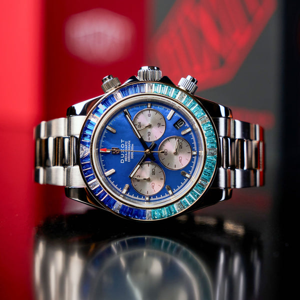 Duxot Accelero Rainbow Chronograph Pearl Blue