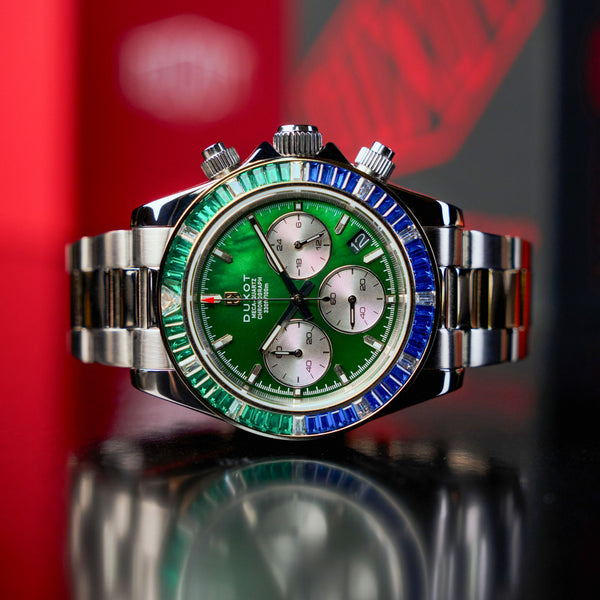 Duxot Accelero Rainbow Chronograph Pearl Green