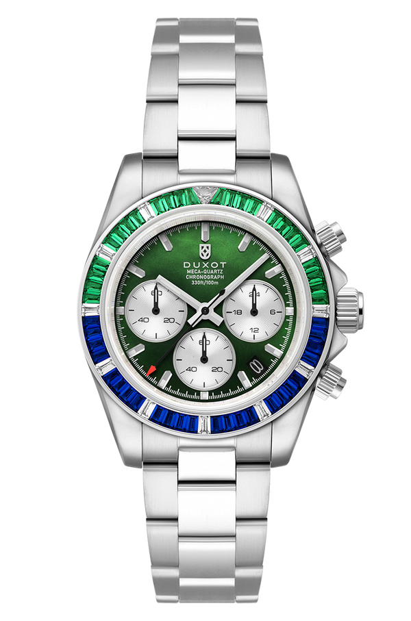 duxot Accelero Rainbow Chronograph Pearl Green