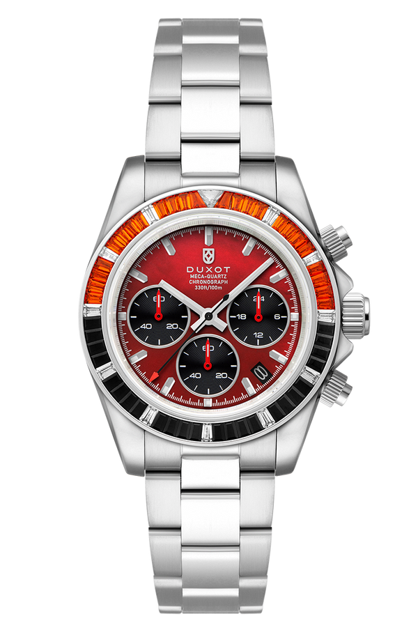 duxot Accelero Rainbow Chronograph Pearl Red