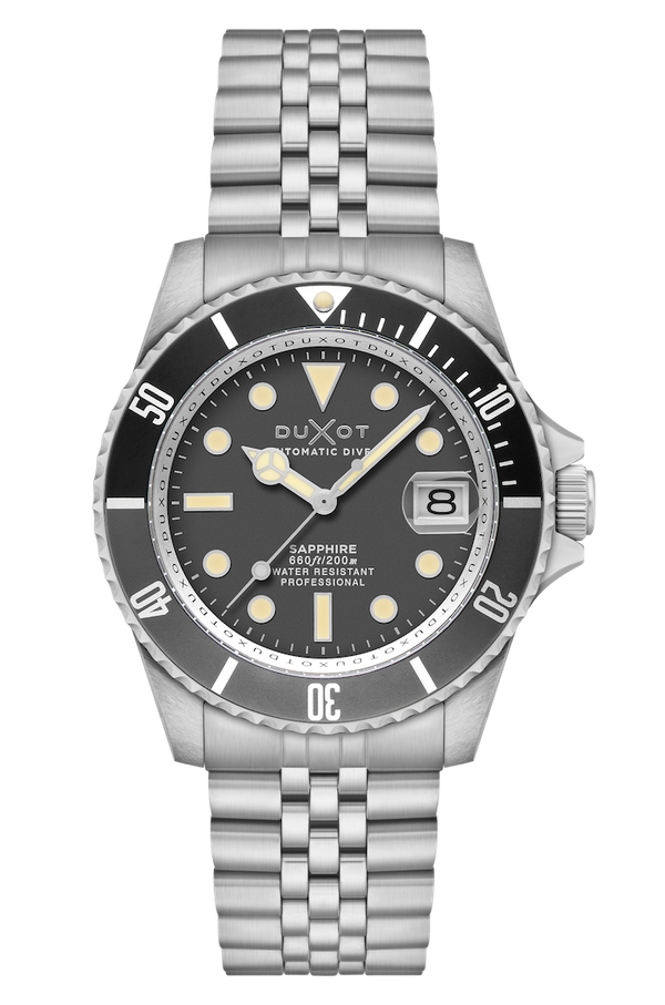 duxot Atlantica Diver Automatic Charcoal Grey
