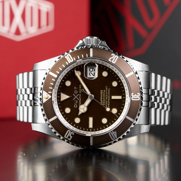 Duxot Atlantica Diver Automatic Chestnut Brown