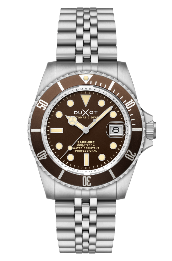 duxot Atlantica Diver Automatic Chestnut Brown
