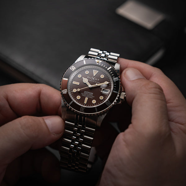 Duxot Atlantica Diver Automatic Chocolate Brown