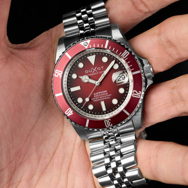 Duxot Atlantica Diver Automatic Merlot Red