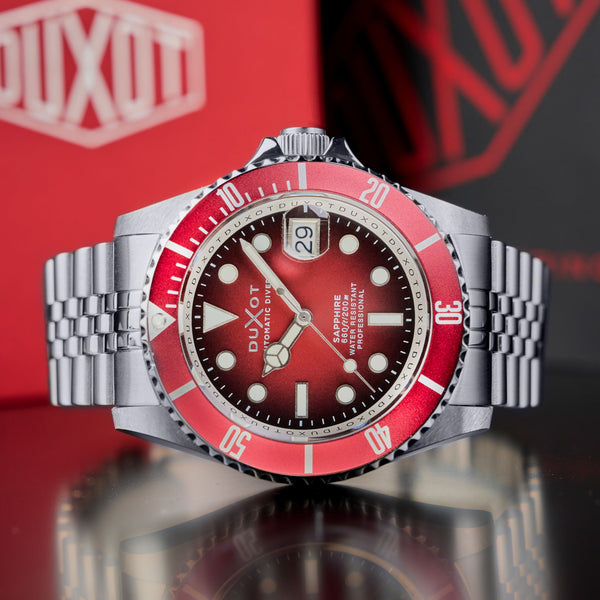 Duxot Atlantica Diver Automatic Merlot Red