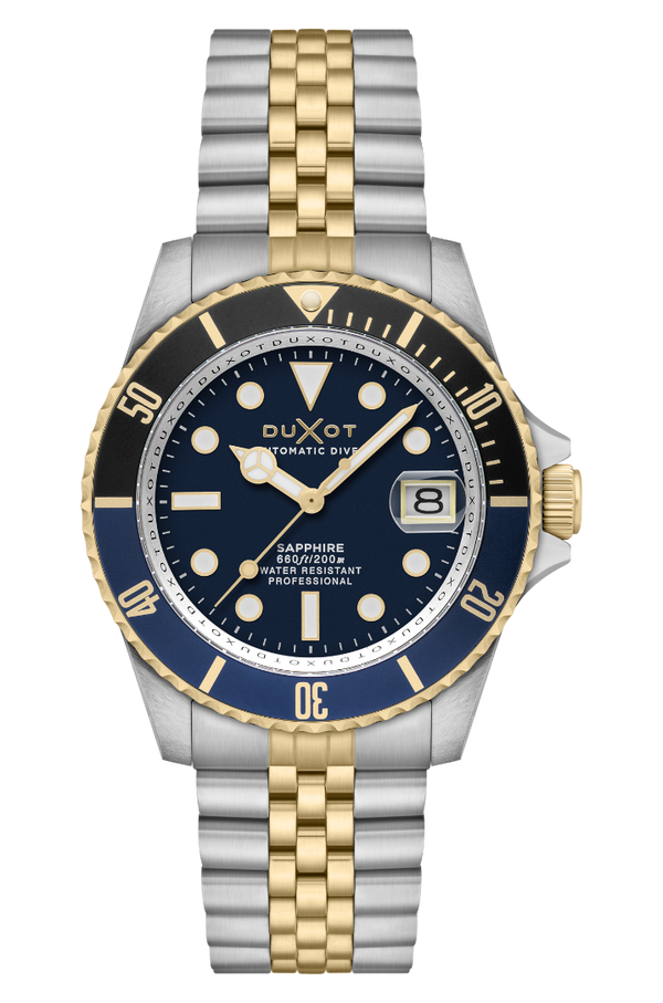 duxot Atlantica Diver Automatic Two Tone Blue