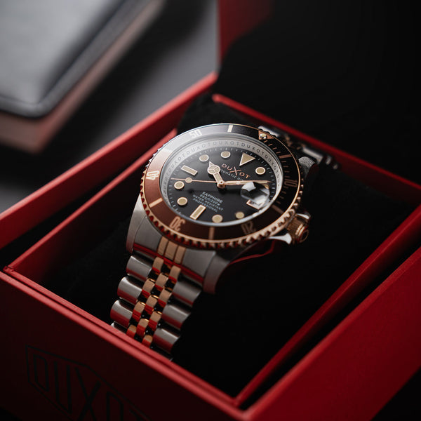 Duxot Atlantica Diver Automatic Two Tone Brown