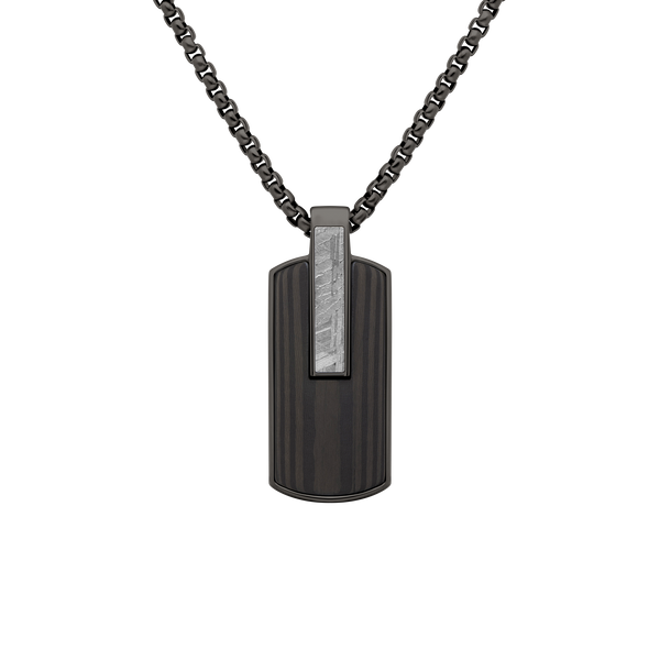 duxot Atlantica Dog Tag Ebony Meteorite