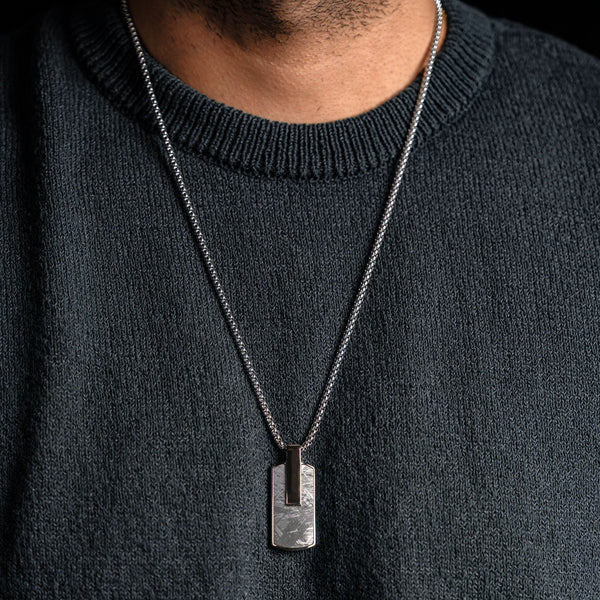 Duxot Atlantica Dog Tag Grey Meteorite
