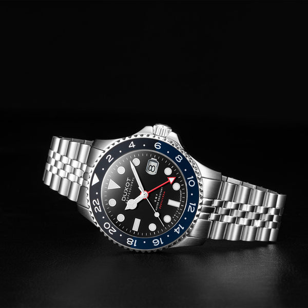 Duxot Atlantica GMT Black Blue